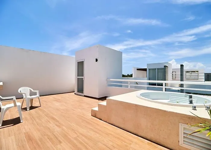 Apartamento Serene Private Rooftop Jacuzzi Penthouse 2 Pools 5 Min To + Gym